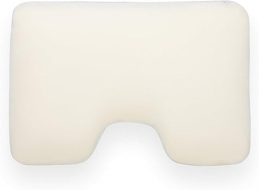 Insert, Plush Molded Memory Foam 80D - Can Use As Thin Sleeping Pillow for Stomach Sleeper. Ergonomic Size, Orthopedic Neck U Shaped Cutout: Ulta Soft High-Density Layer Support