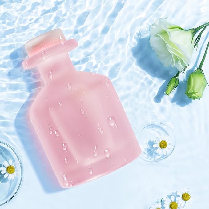 Reed Diffuser - BlackBerry Pineapple & Ebony Rose 3.38oz (100ml) 2 Packs Essential Oil Reed Diffuser Set with 16 Sticks, Long Lasting Fragrance for Home, Bathroom, Bedroom, Room, Decor