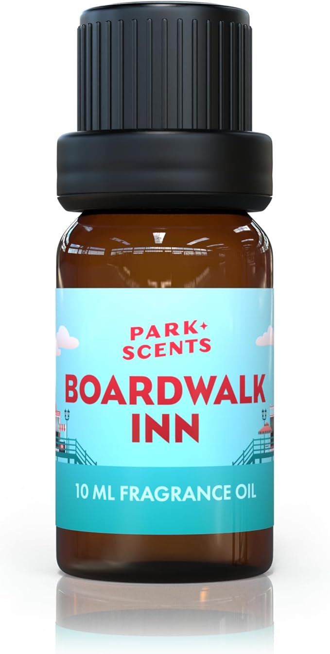 Boardwalk Inn Fragrance Oil for Water-Based Diffusers | Authentic Disney Resort Scent | 10 ml with Euro Dropper | Infuses Boardwalk Inn Lobby Aroma | Highly Accurate