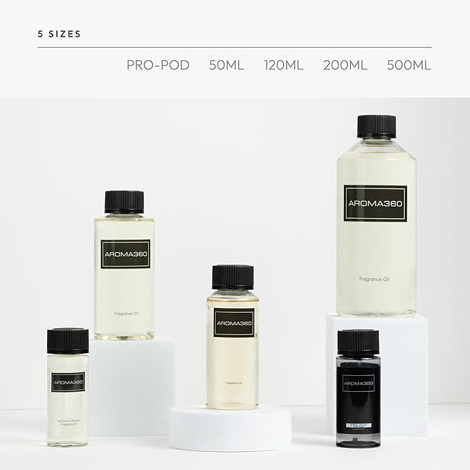 Aroma360 - My Way Fragrance Oil Blend | Hotel Inspired for Luxury Essential Oil Diffusers | Aromatherapy Scent Diffuser Oil | Lush Sandalwood, Warm Cedar, and Delicate Florals. - 120ML