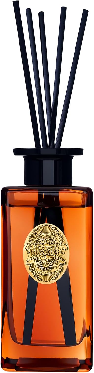 M&SENSE 10.14 oz Large Reed Diffuser | Magical Oriental Scent Oil Diffuser with Sticks |Long Lasting Non-Toxic Essential Oil |Reed Diffuser for Bathroom Shelf Decor