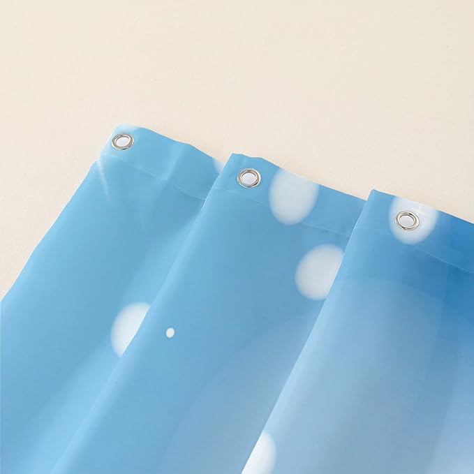 AILONEN Jellyfish Shower Curtain, Cute Jellyfish Starfish Seahorse Coral Pink Bath Curtain,Ocean Theme Shower Curtain 72" W*72" H Polyester Waterproof Bathroom Curtain with 12 Hooks