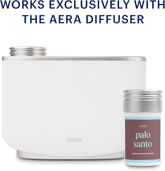 AERA Palo Santo - Essential Oil for Home - Purifying and Cleansing Fragrance - Notes of Palo Santo, Juniper and Peru Balsam - Scent Refill - Works with The Diffuser