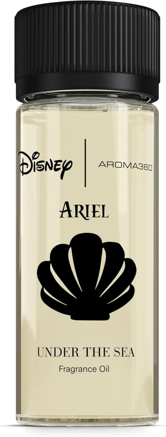 Aroma360 | Disney Under The Sea Fragrance Oil Blend | The Little Mermaid | Princess Ariel | Luxury Essential Oil Diffuser | Aromatherapy Scent Diffuser Oil | Bergamot, Ivy and Ocean 1.7 fl oz, 50 mL