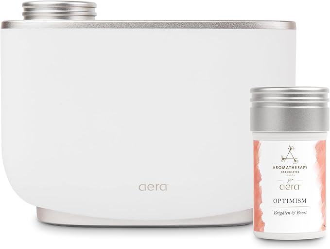 Aera Optimism Aromatherapy Essential Oil Home Fragrance Scent Refill - Notes of Bergamot, Damask Rose and Basil - Works with The Aera Diffuser