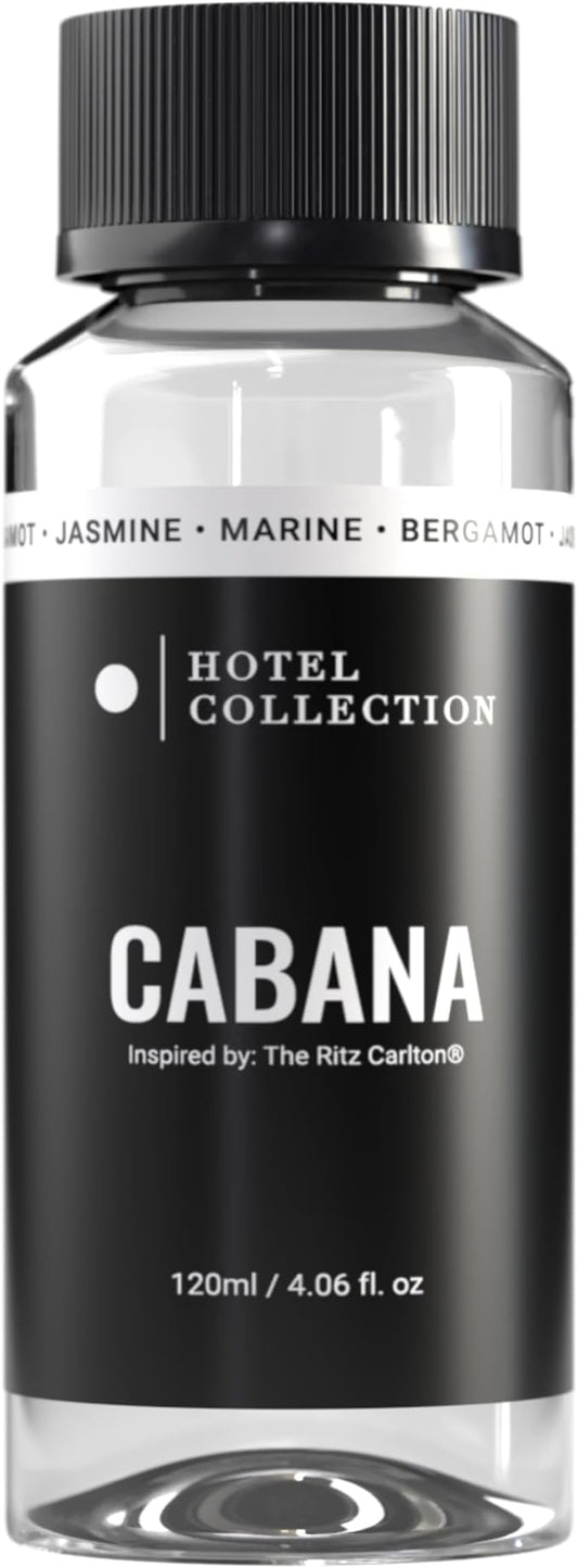 Hotel Collection Essential Scent Oil - Scent Includes Botanical Jasmine, Bergamot & Fresh Marine Notes - Aromatic Oils - Aromatherapy Fragrance for Home & Office - Cabana, 4.1 fl oz