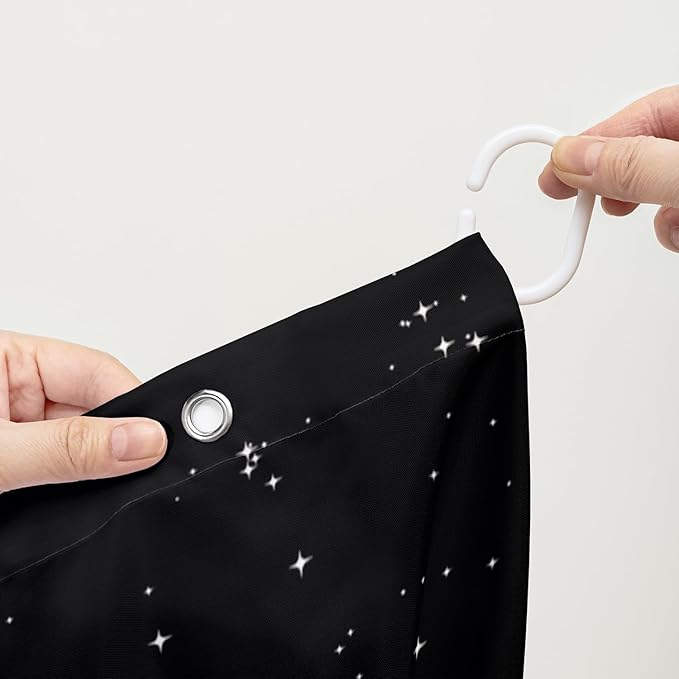 AILONEN Butterfly Shower Curtain for Bathroom, Blue Butterfly Waterproof Shower Curtain,Modern Fashion Minimalist Shower Curtain Bathroom Decor with 12 Plastic Hooks 72" W*96" H