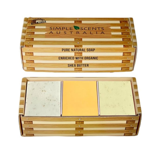 Assorted 6 PCS Natural Soap Bars, Assorted Down to Earth, 3.5oz Each Moisturizing French Triple Milled Soap Bars Enriched with Shea Butter, Pure Plant Oil Body Soap Bars
