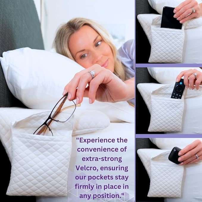 Bed Wedge Pillow for Headboard-Mattress Gap - DuoWedge Lux. (Grey, King 76") The Perfect Filler for Gaps up to 7"