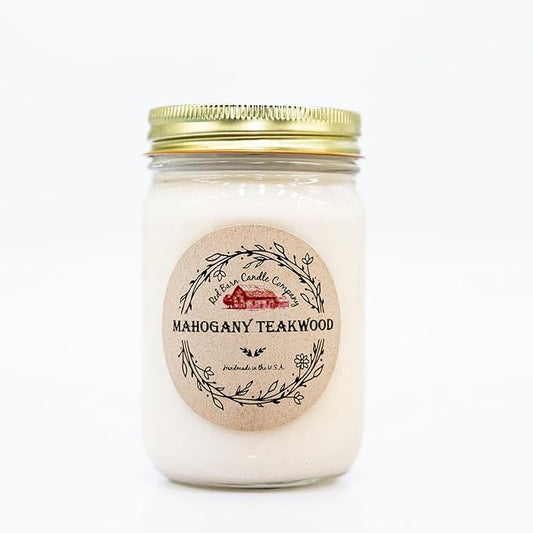 Red Barn Jar Candles 12 oz (Eucalyptus)