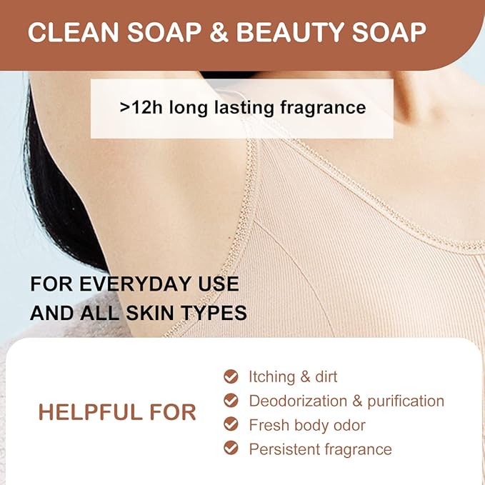 Bee & Flower Soap Bar Rose Soap Moisturizing Bath Bar Soap Nourishes Your Skin 4.4 oz(Pack of 4)