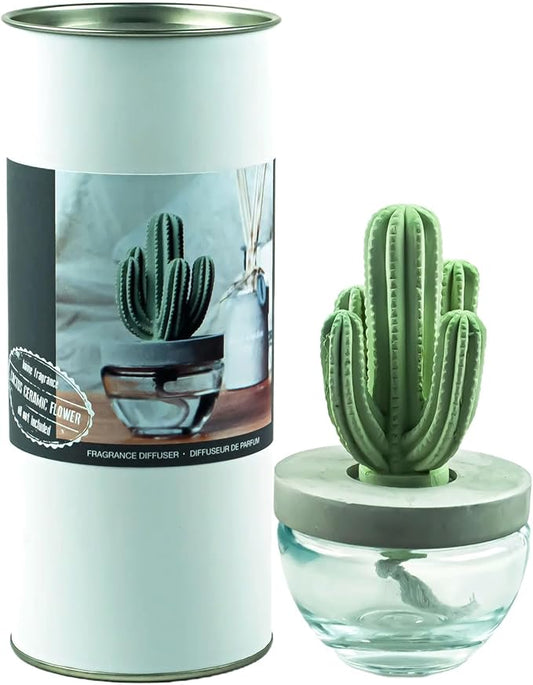 Pretty Valley Home Gypsum Cactus Fragrance Diffuser-Cutting Grass