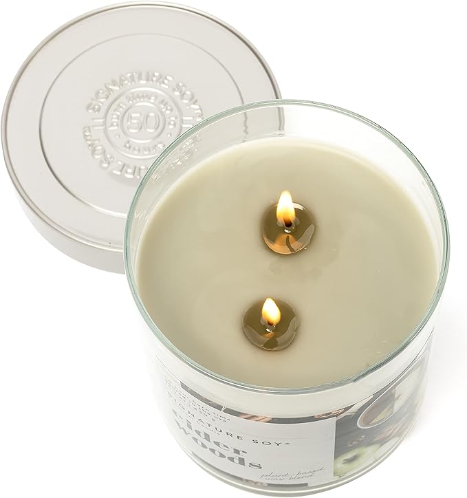 Lidded Cider Woods Scented Candle