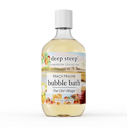 Deep Steep Bubble Bath, 17 oz (Peach Praline)