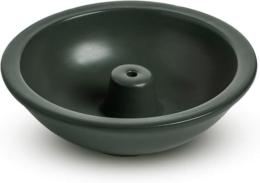 Murphy’s Naturals Stoneware Incense Stick Holder, Forest Green, 4.5” Ash Catcher for Outdoor Use, Durable & Stylish Design for Easy Clean-Up, 1-Pack