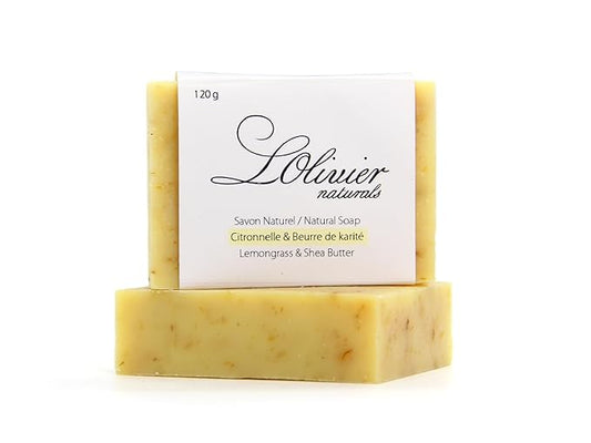 L'OLIVIER NATURALS Bar Soap 2 Pack (Citrus Lemongrass)