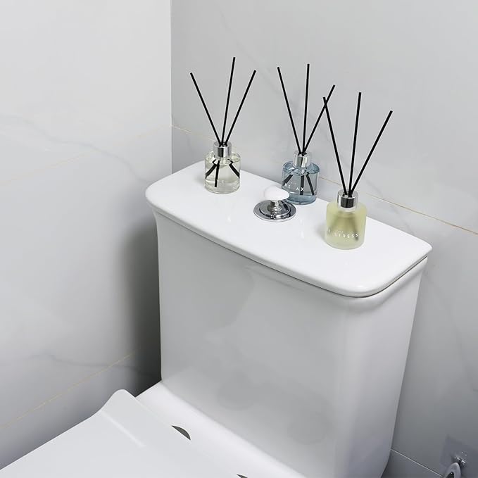 3 Pack Fragrance Reed Diffuser, 50ML Lavender Jasmine Patchouli Aromatherapy Diffuser Set with 12 Black Fiber Sticks,Air Freshener for Bedroom Bathroom Office, 8.2X 6.6X 2.1 inch