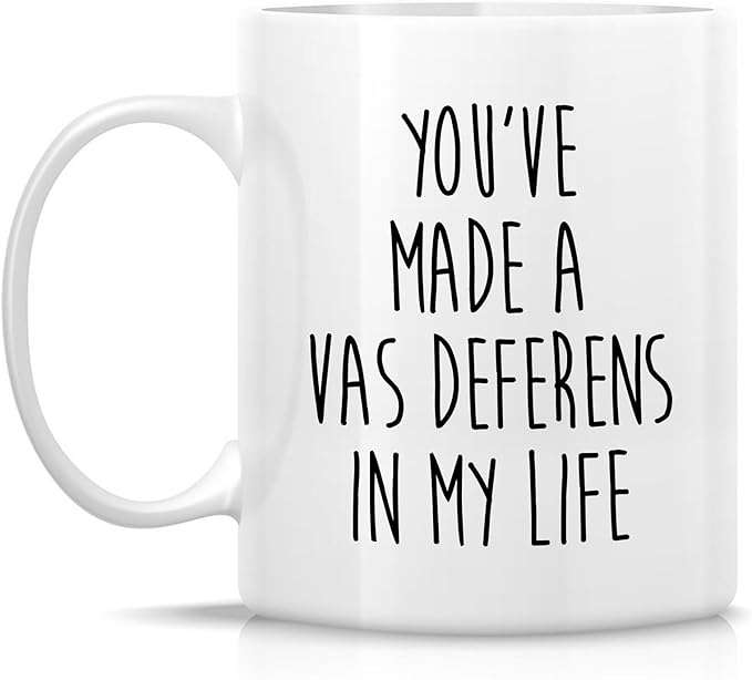 Retreez Funny Urologist Mug - Vas Deferens Pun Mug - 11 Oz Ceramic Coffee Cup - Humorous Appreciation, Thank You Gift for Urology and Vasectomy Doctor, Urology Specialist - Birthday, Graduation Gift