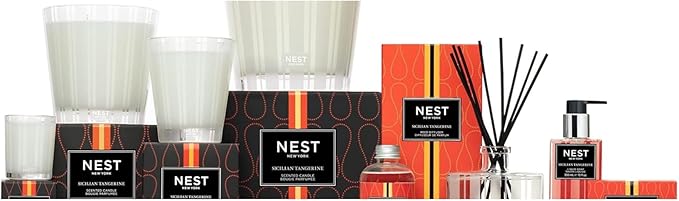 NEST New York Smart Home Fragrance Diffuser Refill Smart Vials, Sicilian Tangerine - Set of 2 - Designed for NEST x Pura 3 and NEST x Pura 4 Diffusers - Cruelty Free, Vegan - Made in USA