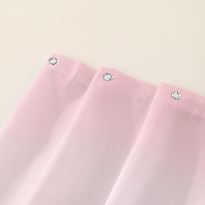 AILONEN Butterfly Shower Curtain for Bathroom, Red Flower Bath Curtain,Flying Butterfly Bathroom Curtain,Polyester Waterproof Bathroom Decor Curtain with 12 Plastic Hooks(72" W*96" H)