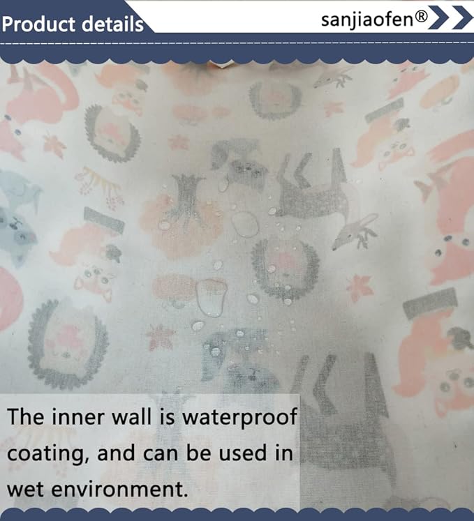 Kids Laundry Basket,Woodland Laundry Hamper Collapsible Animal Storage Baskets for Kids Room Decor,Nursery Hamper,Forest,Toy Organizer,Boys and Girls.(Forest animal) …