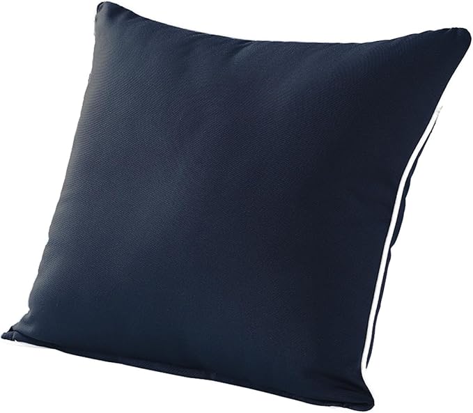 QILLOWAY Outdoor/Indoor Furniture Cushions Set,Replacement Deep Seat Cushion for All Weather Patio Chair Furniture (Navy Blue)