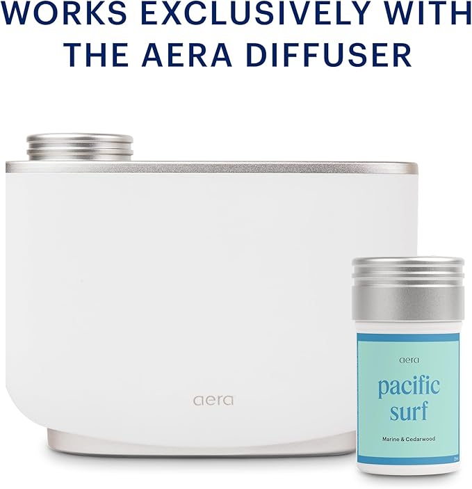 AERA Pacific Surf - Essential Oil for Home – Invigorating Ocean Fragrance - Notes of Marine and Cedarwood - Scent Refill - Works with The Diffuser