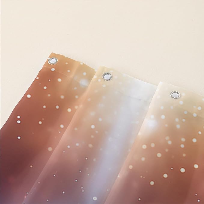 AILONEN Pink Flower Shower Curtain,Galaxy Floral Lotus Flower Bath Curtain,Polyester Waterproof for Bathroom with 12 Plastic Hooks 60" W*72" H