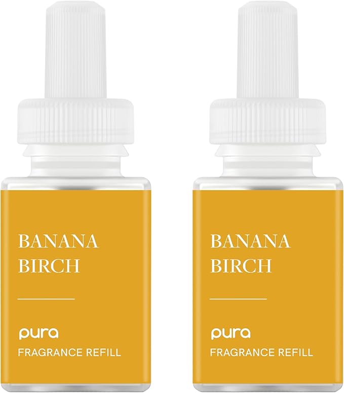 Pura Smart Home Air Diffuser Fragrance - Smart Home Scent Refill - 2 Pack, Banana Birch