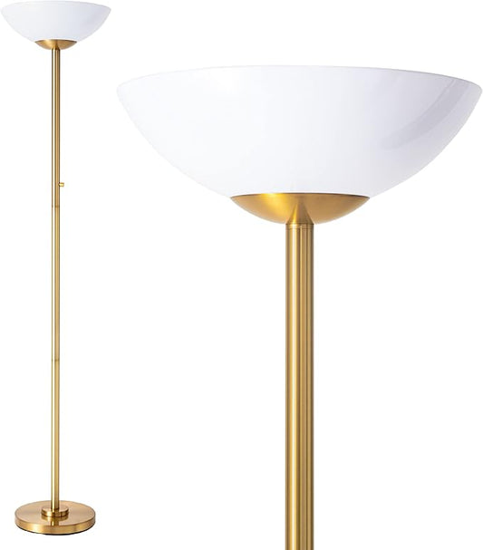 Super Bright Floor Lamp 8000LUMEN!! DIMMABLE 30K Light up a Full Room, Modern and Elegant Design