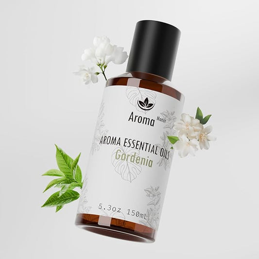 Hotel Diffuser Oil - Gardenia Essential Oils for Scent Air Cold Diffuser - Gardenia, Jasmine, Green Leaves, Lily of The Valley - Home Luxury Scents Aroma Fragrance