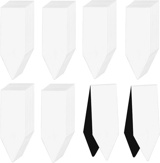 48 Pieces White Arrow Shaped Magnetic Bookmark Book Marker Clip Sublimation Bookmarks, Magnetic Page Markers Clips for Kids Students Teachers Classroom Office Reading Book Lovers Supplies