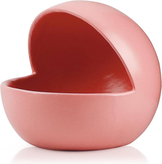 Decorative Pink Candy Bowl For Kitchen Counter Key Bowl For Entryway Table Resin Multifunctional Modern Dish