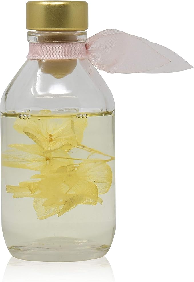 LOVSPA Soothe Tahitian Vanilla Bean Reed Diffuser Set - Vanilla Absolute, Amber & Tonka Bean Essential Oils - Real Hydrangea Flowers in The Bottle - Great Home Gift Idea - Made in The USA