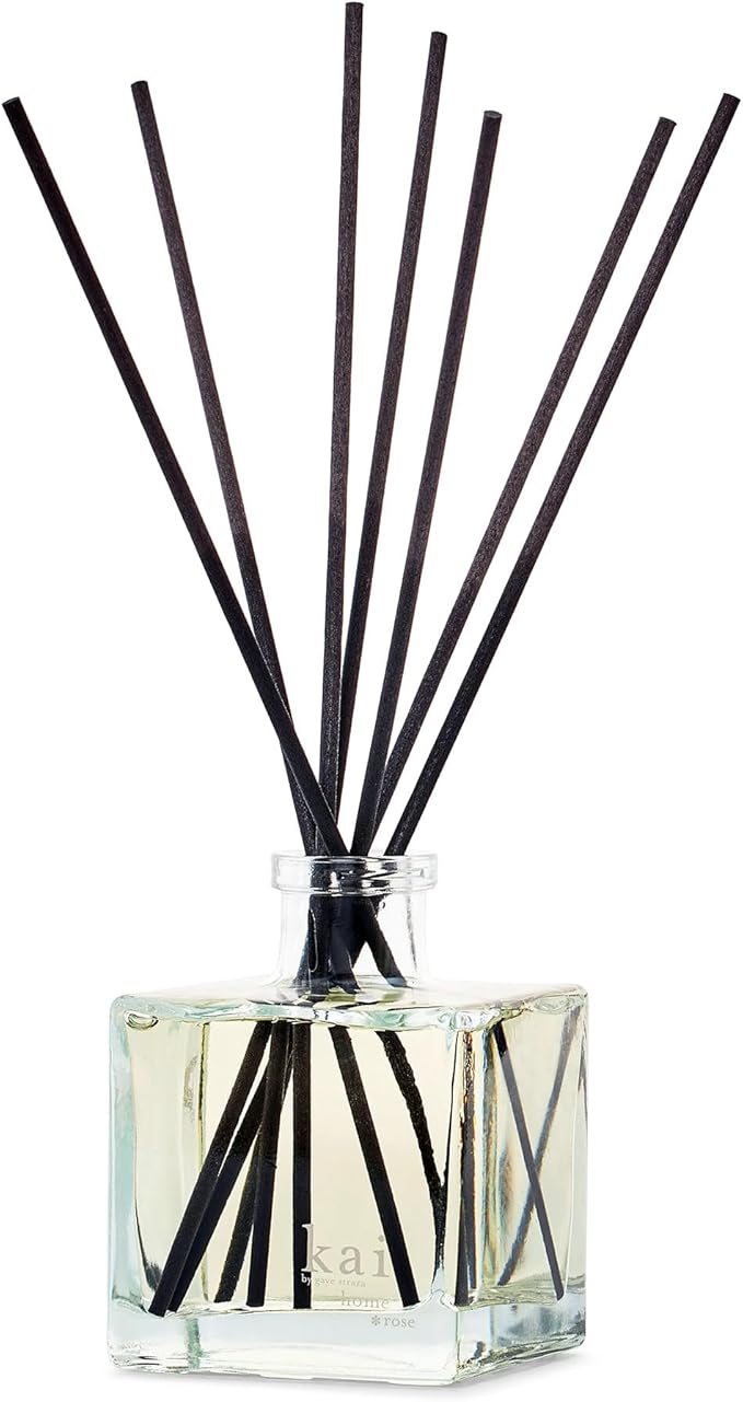 kai Reed Diffuser - (Rose Absolute, Gardenia, White Exotics) a Fresh, Light, airy & Delicious Scent. Vegan, Cruelty Free, Recyclable, Made in The USA. 6.75 fl oz.