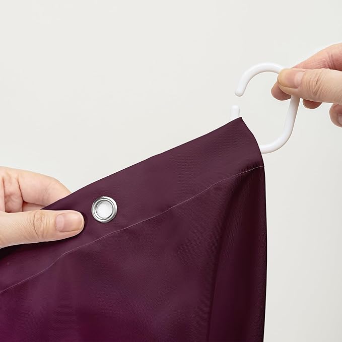 AILONEN 3D Skull Shower Curtain,Purple Rose with Skeleton Design Shower Curtain Set with Hooks for Boys Girls Teens,Gothic Skull with Light Waterproof Fabric Shower Curtain for Bathroom,72" W*78" H