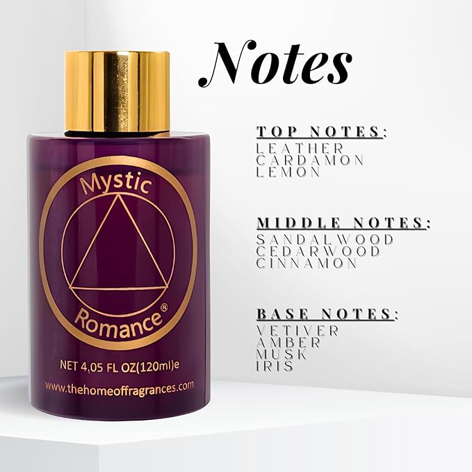 Mystic Romance My Way Zen Premium Home Fragrance Oil - for Aroma Oil Diffusers and Burner Oil Lamps (4oz, Purple Bottle)