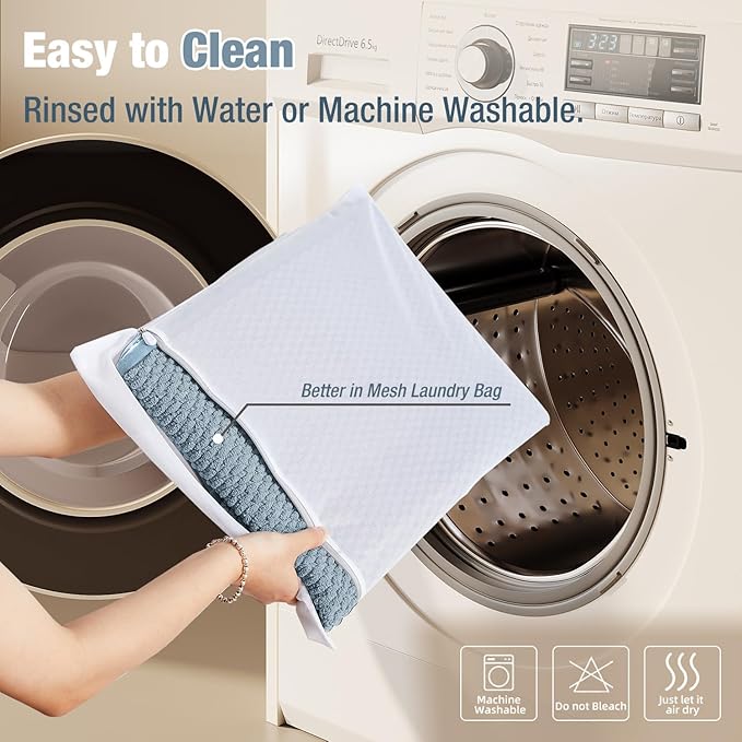 Bathroom Rugs Non Slip Washable, Super Absorbent Thin Bath Mat Small Quick Dry Low Pile Bathroom Rug, Debim Blue 16"x24"