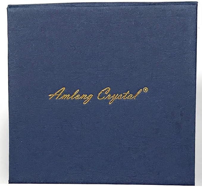 Amlong Crystal Clear Crystal Display Block (Not Acrylic), 6 inch x 4 inch x 2 inch