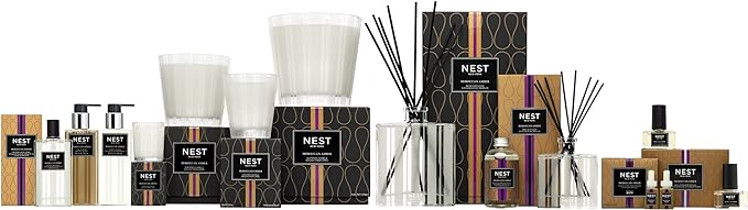 NEST New York Reed Diffuser Liquid Refill, Moroccan Amber - 5.9 fl oz - Fragrance for Up to 90 Days - Flame Free