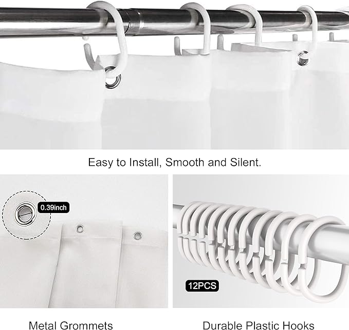 LGhtyro Dinosaur Eucalyptus Kids Shower Curtain Bathroom Set 60Wx71H Inches Funny Dino Bathing Silhouette Rustic Plant Leaves Floral Bath Accessories Botanical Leaf Art Home Decor Fabric 12 Pack Hooks