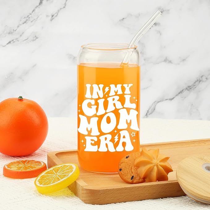 16oz In My Girl Mom Era Tumbler - Funny Coffee Cup for New/Expecting Moms, Aunts and Girl Mom Club | Mothers Day, Christmas, Baby-Shower Gift for Women