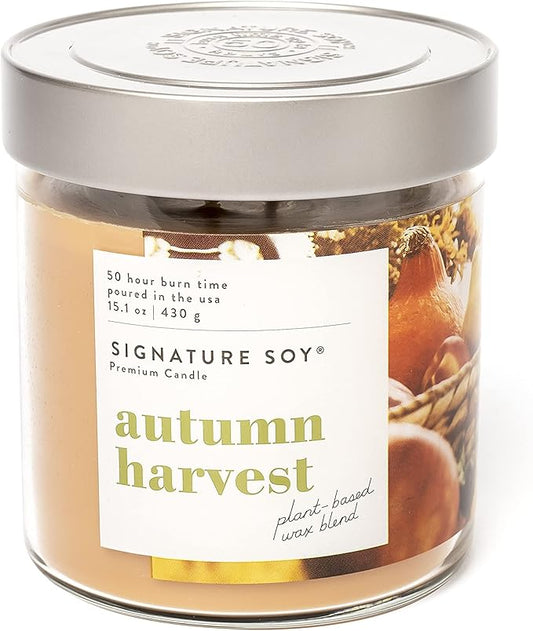 Lidded Autumn Harvest Scented Candle