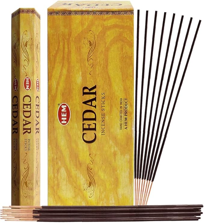 TRUMIRI Cedar Incense Sticks & Holder Bundle