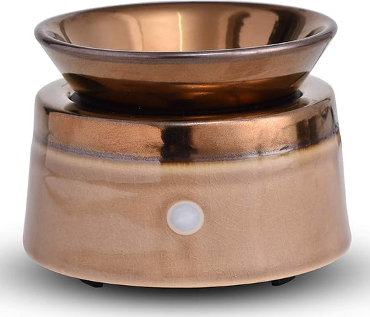 kobodon Ceramic Wax Melt Warmer Candle Wax Warmer for Scented Wax 3-in-1 Electric Wax Melts Wax Cubes Wax Tart Burner Gift for Home Office Decor…
