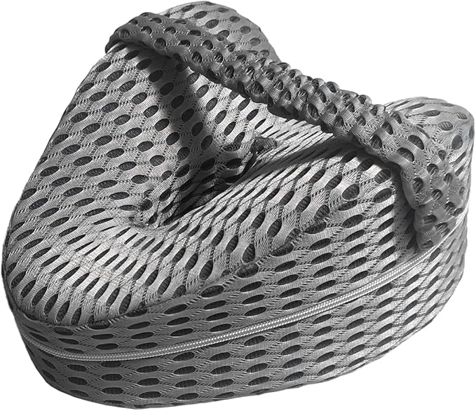 Leg & Knee Pillow for Side Sleepers – Memory Foam Support Pillow with Strap, Soothing Relief for HIPS, Joints, Sciatica, Back