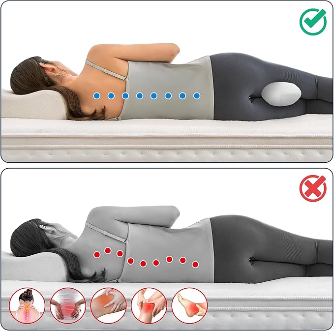 Memory Cotton Slow Rebound Beautiful Leg Pillow Clip Leg Pillow（White）