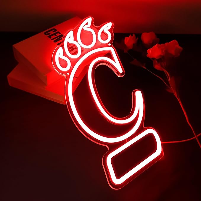 University Neon Sign for Wall Decor,University Basketball Team Logo Neon Signs for Room Decor,Dorm Decor for College Students,Gifts for Sport Fans,Graduates,Size 16.53 * 11.02in(XD113)