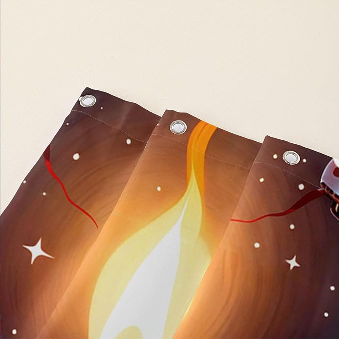 AILONEN Skull Shower Curtain for Bathroom,Red Rose Terror Snake Skull Bath Curtain,Goth Skull Skeleton Print Waterproof Curtain with 12 Plastic Hooks, 72" W*72" H