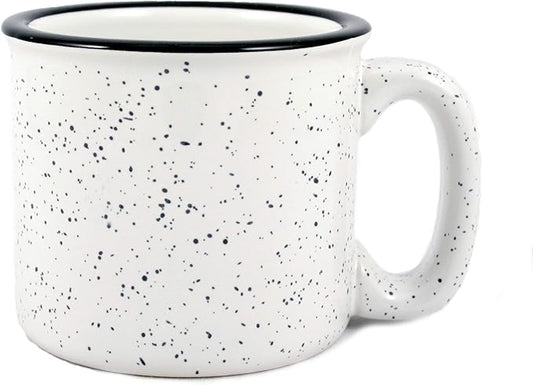 Ceramic Campfire Mug, 15oz (White)